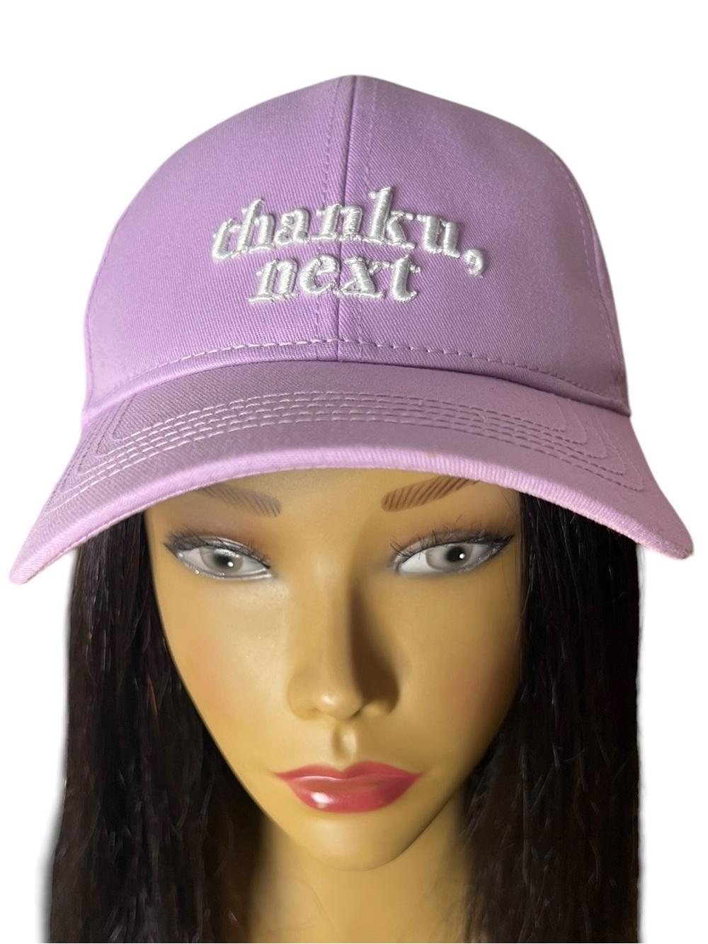 Ariana Grande Thank U Next H&M Lavender Embroidered Dad Hat Cap OS